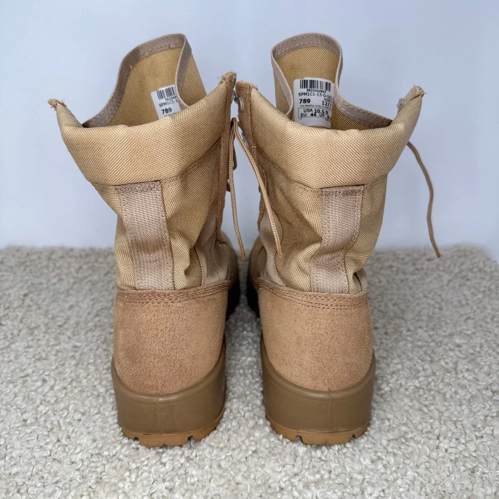 Army Hot Weather Military Combat Boots Coyote Tan Suede Tactical 10.5 R